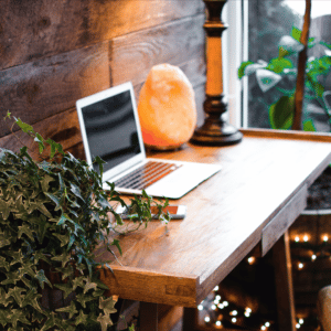 Computer on desk, illustrating why published blogs are better than perfect ones
